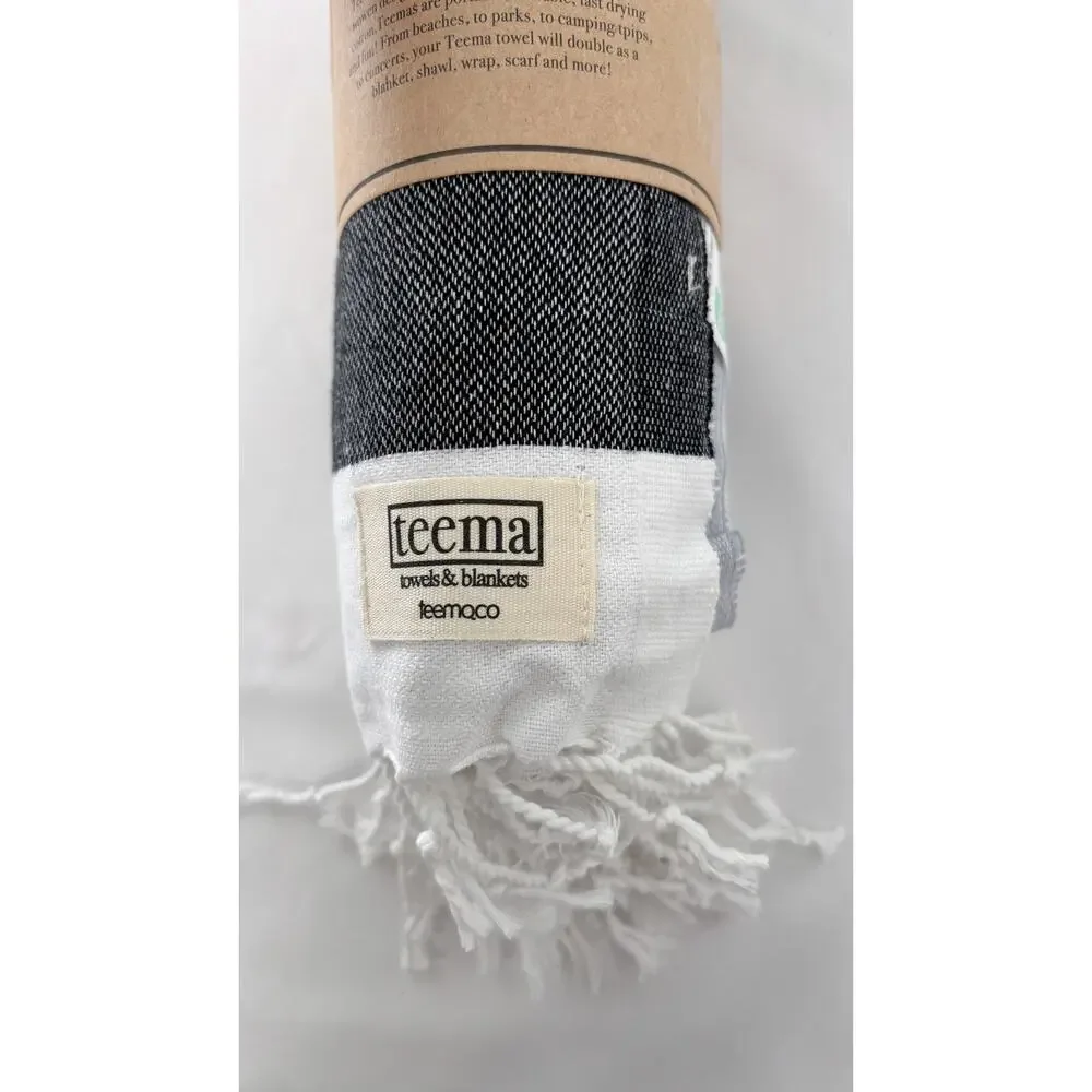 Teema The Grey Layers Organic Cotton Turkish Towel Bath Sheet 68